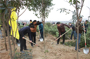 “播種綠色·點(diǎn)綴涇河” --基泰集團(tuán)成功舉行2016年涇河新城植樹節(jié)活動(dòng)