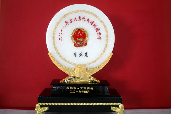 李亞光同志被授予“優(yōu)秀代表建議提出者”稱號(hào)