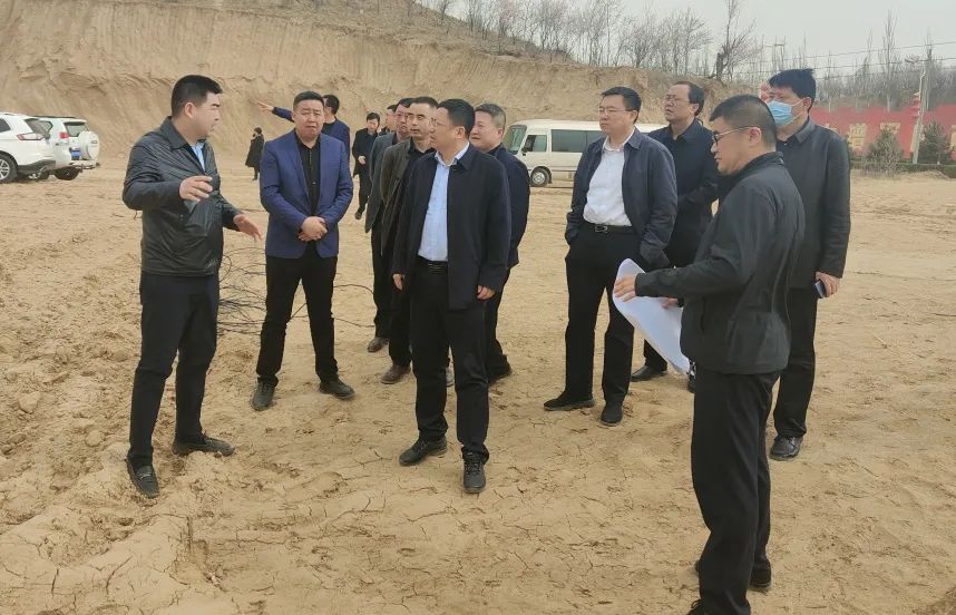 靖邊縣長孫利斌一行到東過境?；ǖ兰拔锪髦修D區(qū)PPP項目調研